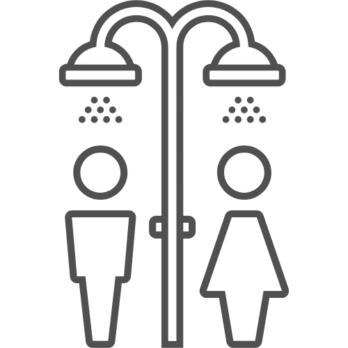 Duchas o baños públicos