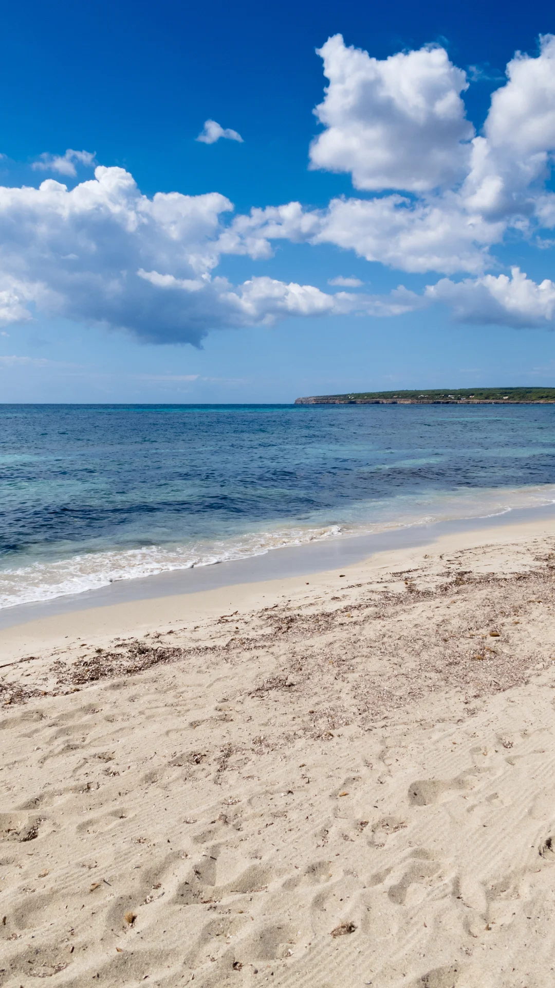Pasarela hacia el mar en Migjorn Pasarela de madera sobre las dunas de Migjorn